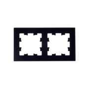 Systeme Electric AtlasDesign Nature Натуральное стекло Черный Рамка 2-ая