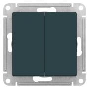 Systeme Electric AtlasDesign Изумруд Выключатель 2-клавишный с самовозвратом, сх.2, 10А, механизм