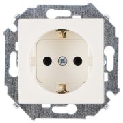 Simon 15 Бежевая Розетка с/з, 16А, 250В, винт.зажим