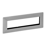 Legrand Valena LIFE Алюминий Рамка для модульных устройств Mosaic 4x2 модуля