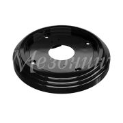 Рамка пластиковая 1-местная, черный, серия «Усадьба»