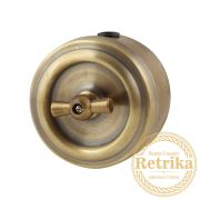 Выключатели двухклавишный бронза