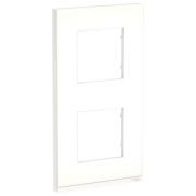 UNICA PURE  Рамка 2-постовая, матовое стекло вертикальная NU6004V89