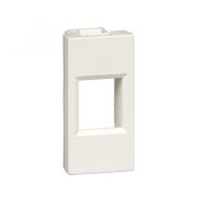 Systeme Electric Лиц.плата W45 1мод 1xKeystone RAL9010