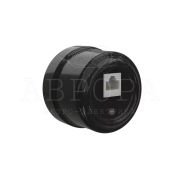 Розетка фарфоровая компьютерная RJ45 черный «АВРОРА»