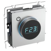 BRITE Термостат электронный с инд. ТС10-1-БрА алюм. IEK