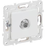 IEK SKANDY Арктический белый Розетка TV проходная SK-A17W.