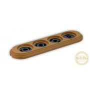 Рамка четырехместная «Сосна»