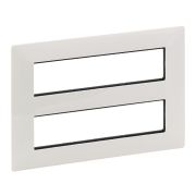 Legrand Valena LIFE Белая Рамка для модульных устройств Mosaic 2x4x2 модуля