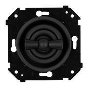 BIRONI Шедель Бриз Пластик Черный матовый Выключатель 1-кл (скрытый монтаж)