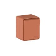 AtlasDesign Profi54 Наруж Терракотовый Выключатель 1-клавишный с самовозвратом 10 АХ