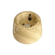 Розетка пластиковая с/з сосна серия «Усадба» 30301-11