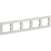 IEK BRITE BASE Жемчуг Рамка 5-м РУ-5-БрЖ.