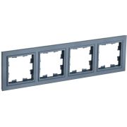 IEK BRITE BASE Маренго Рамка 4-м РУ-4-БрМ.