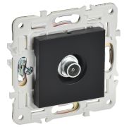 IEK SKANDY Черный Розетка TV оконечная SK-A12Bl.