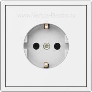 Розетка  с заземлением Schuko  250В,16А  белый NEO