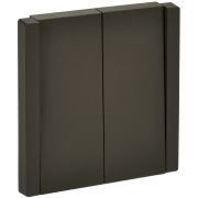 IEK FORTE&PIANO Серый Выключатель 2-кл 10А FP305.