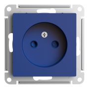 Systeme Electric AtlasDesign Аквамарин Розетка б/з со шторками, 16А, механизм