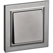 IEK BRITE Сталь Выключ. 1-кл. 10А в сборе ВСР10-1-0-БрС.