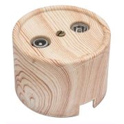 BIRONI Лизетта Пластик Карельская сосна Розетка R/TV-SAT оконечная