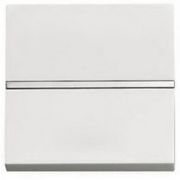 Механизм 1-клавишной кнопки с нормально-открытым контактом с клавишей без символа, 2-мо, белый