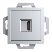 Systeme Electric AtlasDesign Алюминий Розетка HDMI, механизм