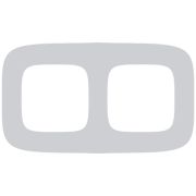 Legrand Valena ALLURE Белое стекло Рамка 2-ая