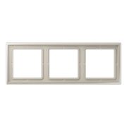 JUNG Нерж. Сталь (лак) Рамка 3-ая термопласт (ударопрочный)