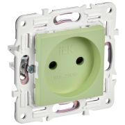 IEK SKANDY Мятный Розетка б/з с защитными шторками 10А SK-R01G.