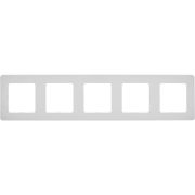 Legrand/Daccord INSPIRIA Белый Рамка - 5 постов