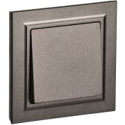 IEK BRITE Темн.бронза Выключ. 1-кл. 10А в сборе ВСР10-1-0-БрТБ.