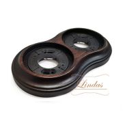 Рамка 2 местная Венге Lindas 25265