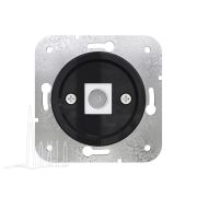 Розетка TV (SAT) оконечная встраиваемая «ЛАХТА Оптима» черный