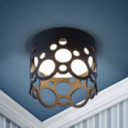 DK115 SBK Встраиваемый светильник под лампу GX53 ЭРА черный матовый