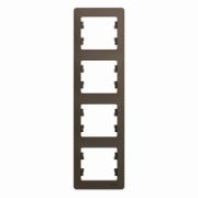 SE Glossa Шоколад Рамка 4-я вертикальная GSL000808