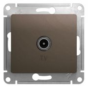 SE Glossa Шоколад Розетка TV проходная 4DB GSL000892