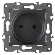 ЭРА 14-2105-05 Elegance Антрацит Розетка б/з