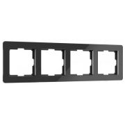 W0042708/ Рамка на 4 поста Acrylic (черный)