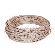 Провод витой монтажный 3*1,5 бежевый Мезонинъ