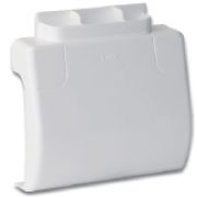 Отвод широкий от каналов 70х22 или 90х25 к 6-мод. коробке «Brava» ДКС 09206