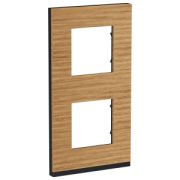 UNICA PURE  Рамка 2-постовая, дуб вертикальная NU6004V84