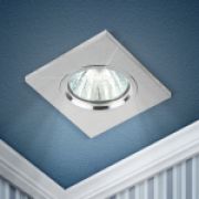 ЭРА KL57 SH Светильник алюминевый MR16/GU5.3,12V/220V, 50W белый Б0017254