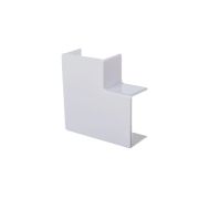 ПВР-100*60 и 100*40 Угол плоский белый Рувинил