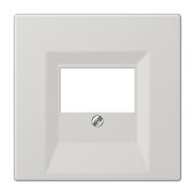 JUNG LS 990 Светло-серая Накаладка розетки ТАЕ, моно/стерео-аудиорозетки,комбинированной вставки
