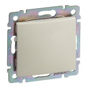 Legrand DIY Valena Крем Выключатель кнопочный 1-клавишный