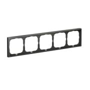 Systeme Electric ArtGallery Базальт Рамка 5-ая, универсальная