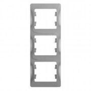 SE Glossa Алюминий Рамка 3-я, вертикальная GSL000307