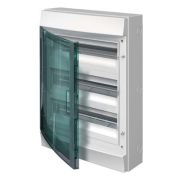 ABB Mistral65 Бокс накладной 54М прозр.дверь (с клемм) серый 1SLM006501A1208