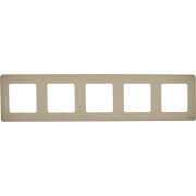 Legrand/Daccord INSPIRIA Шампань Рамка - 5 постов