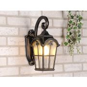 Светильник уличный настенный MIRA D черное золото